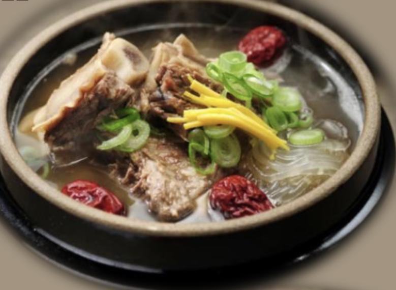 인삼 갈비탕정식 Ginseng Galbi-Tan