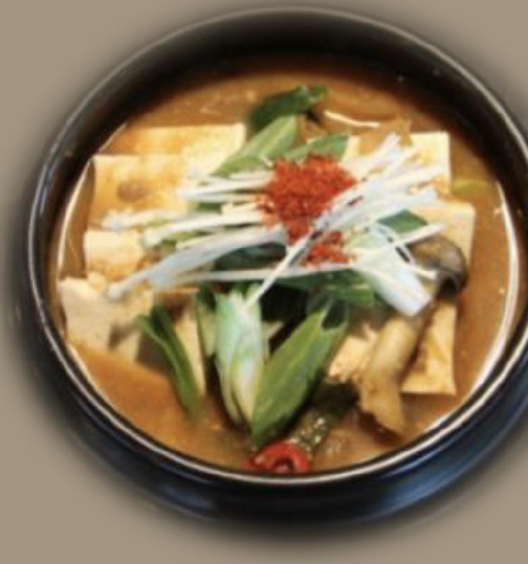 차돌박이된장찌개 Soybean paste stew with beef