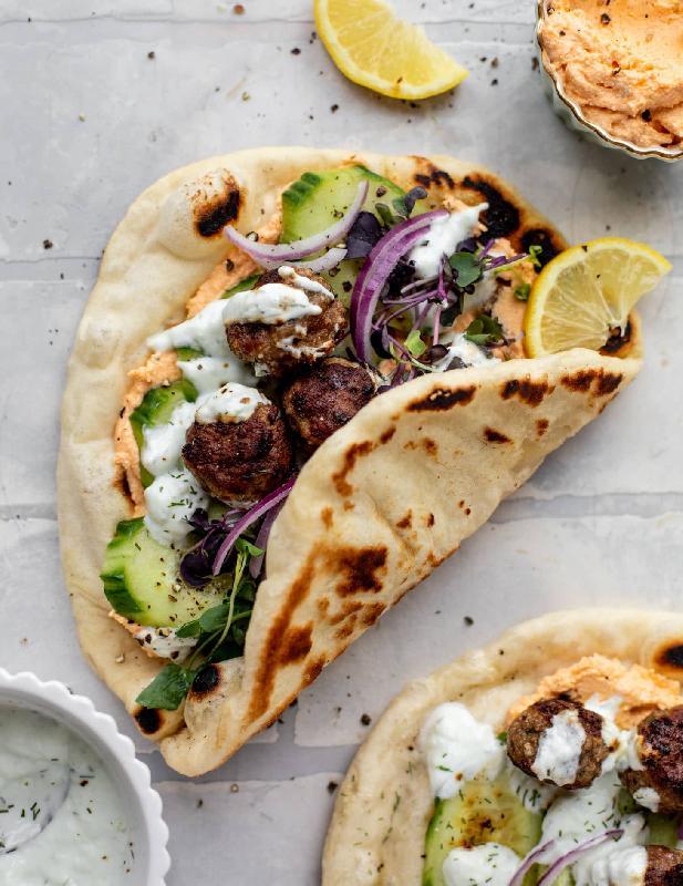 Pita & Meatballs