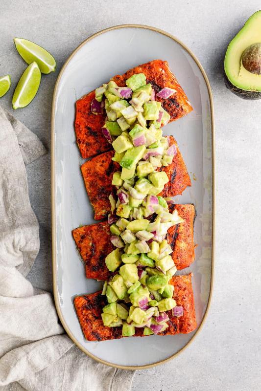 Salmon and Avocado