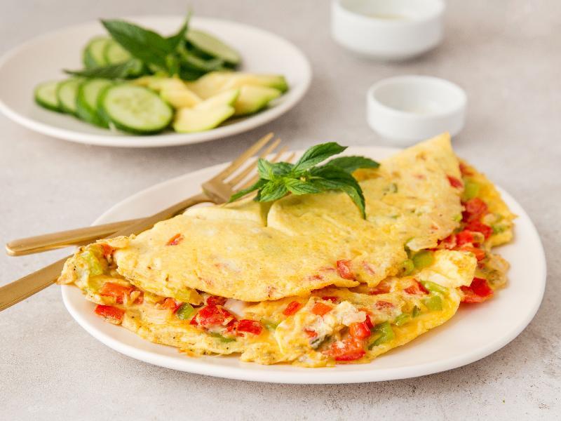Bibərli omlet 