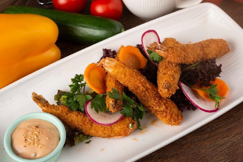 Tempura Zolaqlı Krevetləri