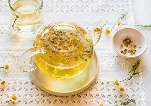 Otlardan hazırlanmış çay