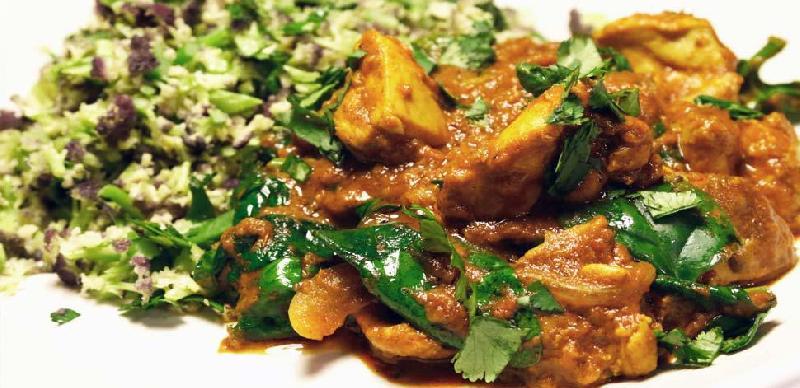 Chicken Spinach Tikka