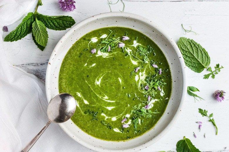 Spinach soup