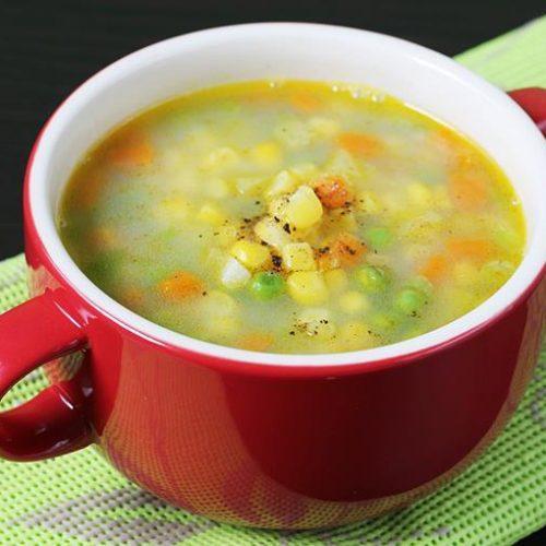 Sweet corn soup 