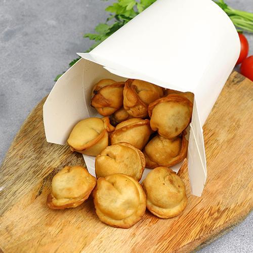 Pelmeni qızardılmış