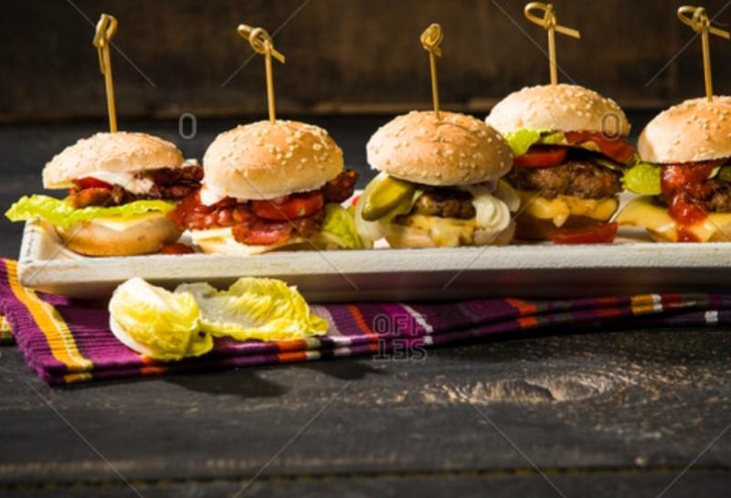 Mini burger set 