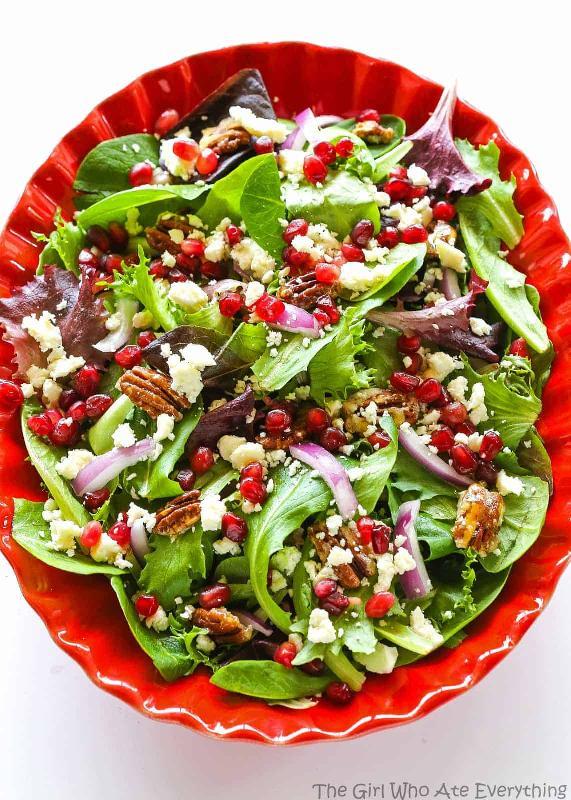 VEGETABLE SALAD WITH POMEGRANATE 