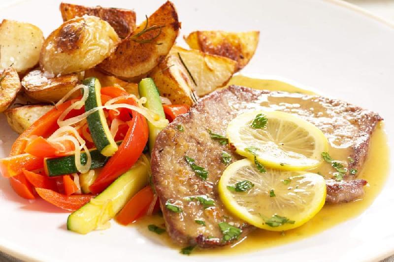 VEAL IN LEMON SAUCE 