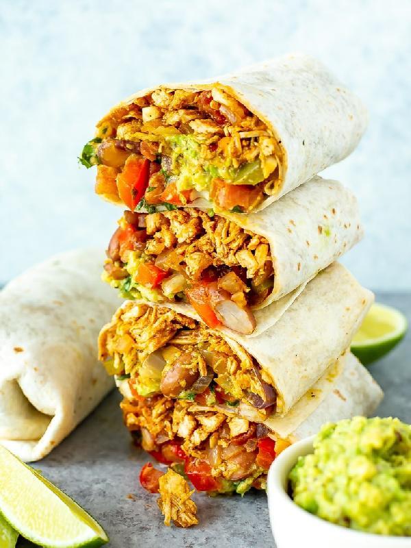 Chicken burrito
