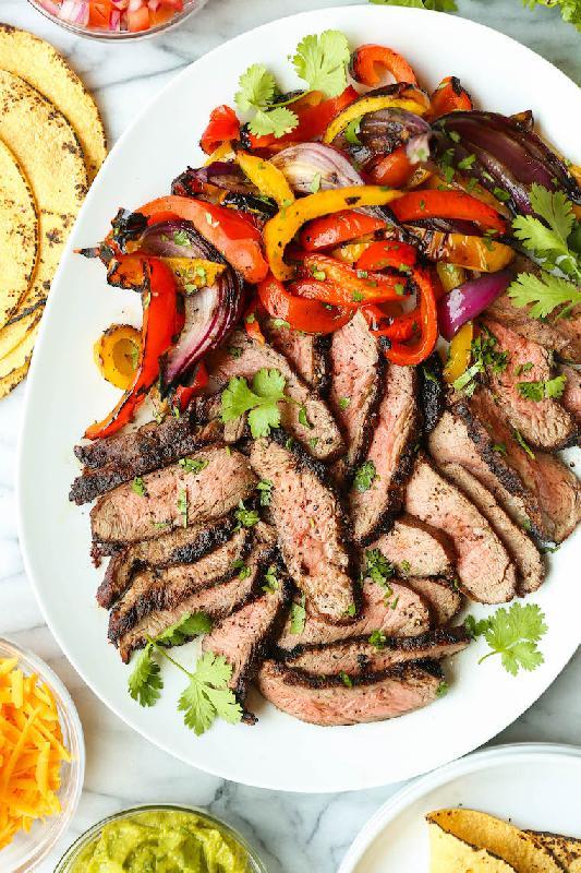 Beef fajitas