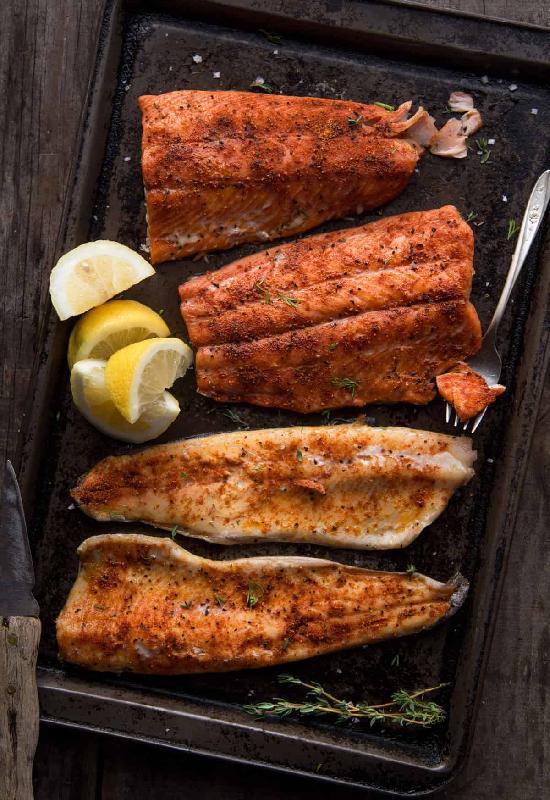 Smoked trout