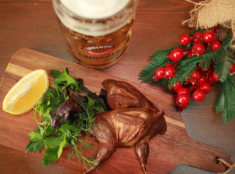 Duck leg in asian sauce