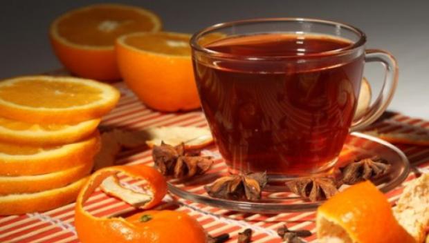 Oblepxiya ve portağal ilə çay