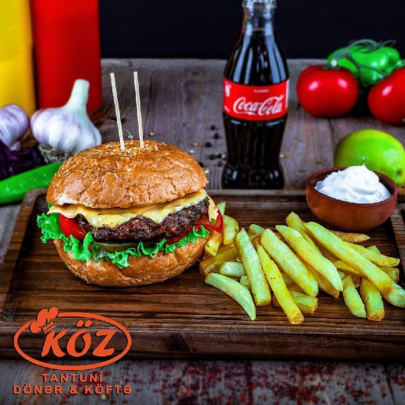 Ət Cheeseburger Menyu
