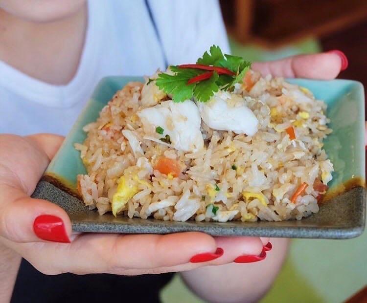 Khao pad goong