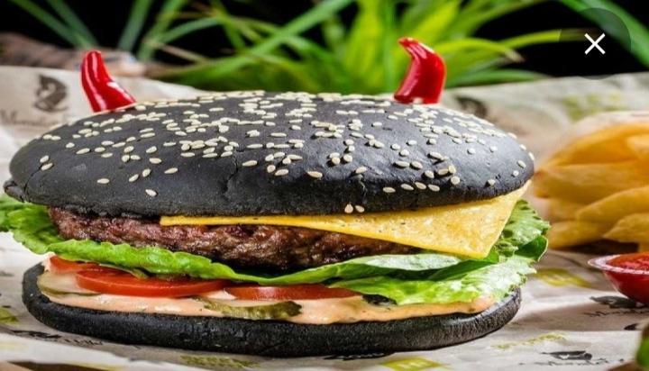 Black burger
