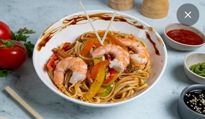 Pasta dəniz məhsulları ilə