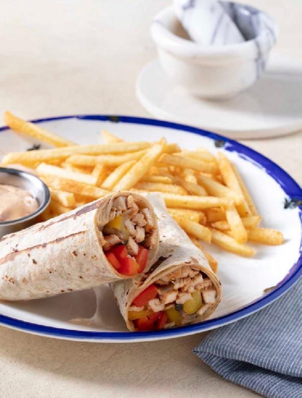 9 Baharatlı Tavuk Wrap