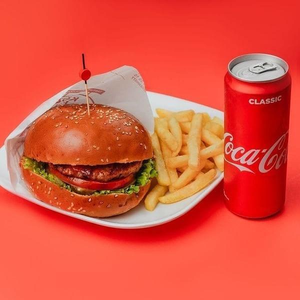 Cheese Burger+Fri+İçki