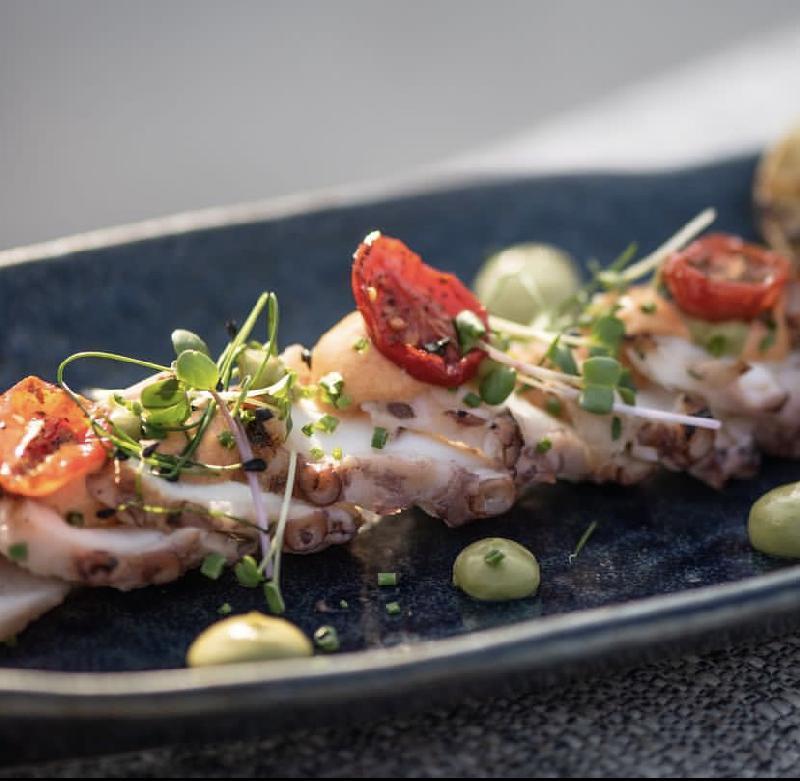 Grilled octopus