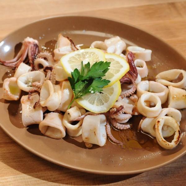 Grilled calamari