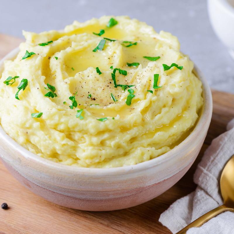 Mushed potatoes