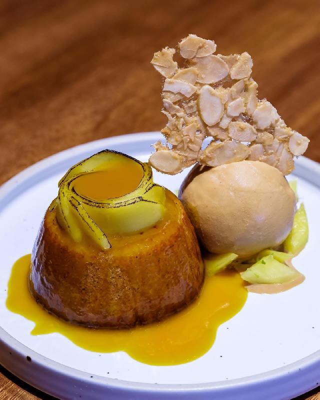 yoghurt to almond no cake, miso no caramel ice to mango toffee