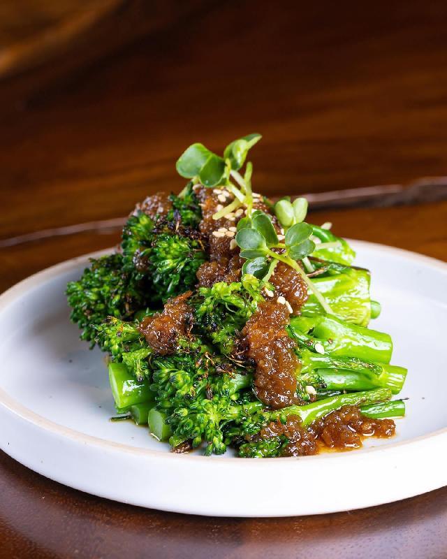 Broccoli no shinme, shoga to moromi miso