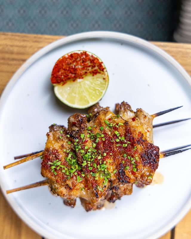 Gyuniku to shishito yaki