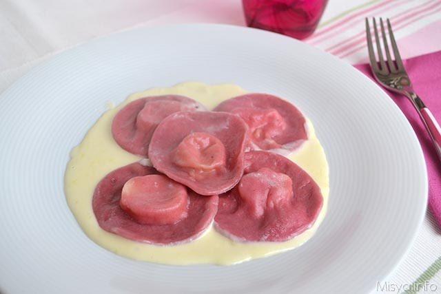 Ravioli alle Rape Rosse
