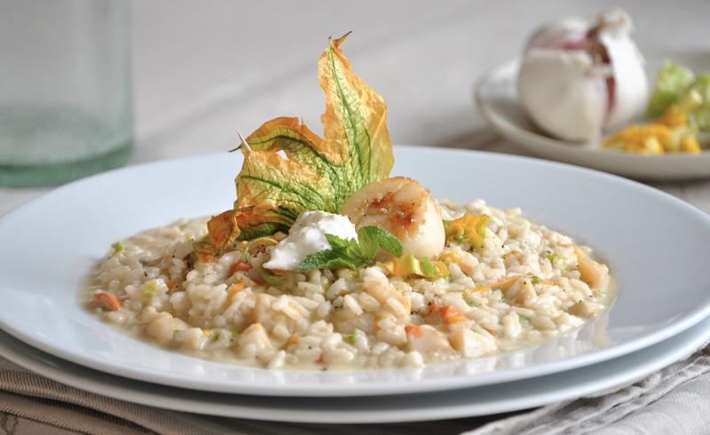 Risotto alla Zucca e Capesante