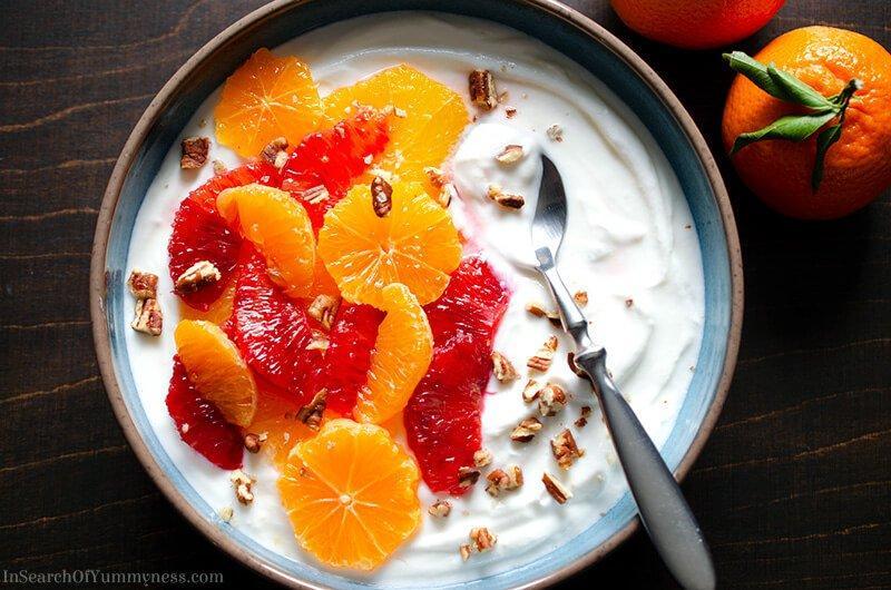 Citrus blossom yoghurt bowl