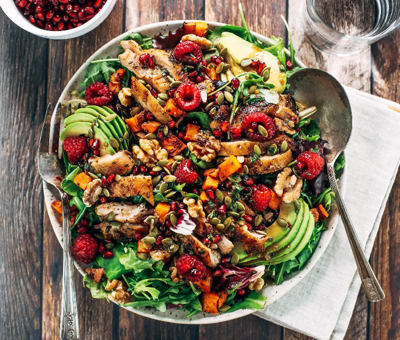 Paleo roast chicken salad