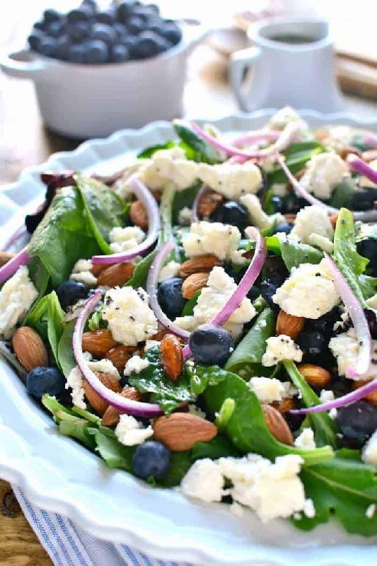 Blueberry feta salad