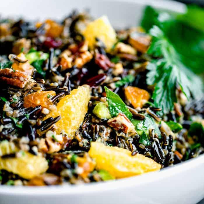 Wild rice salad