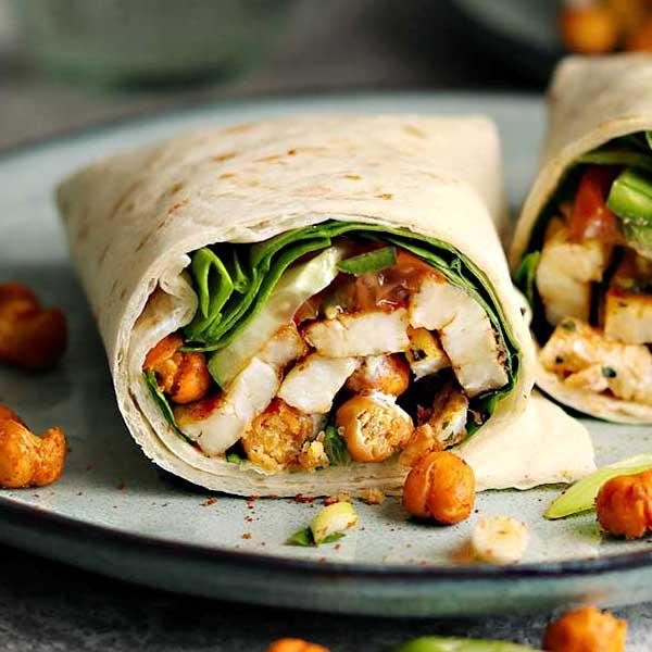 Halloumi wrap