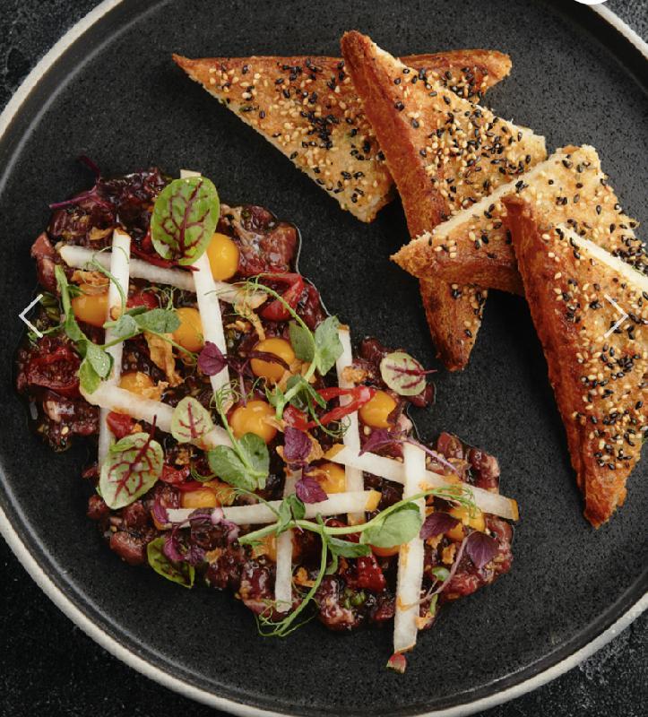 Wagyu Beef and Prawn Toast
