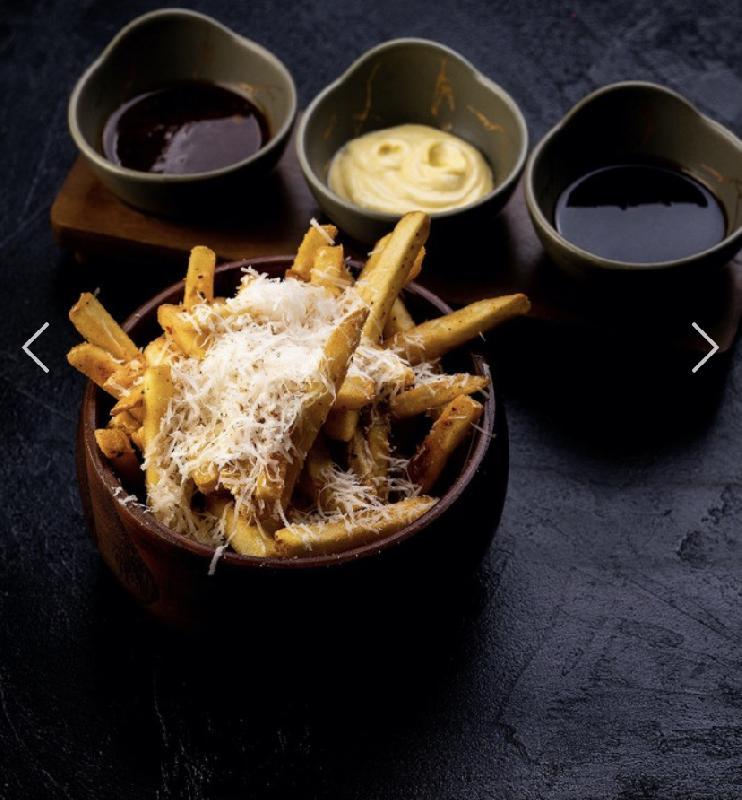 French Fries, Togarashi, Garlic, Parmesan ( Choose 1 Dip )