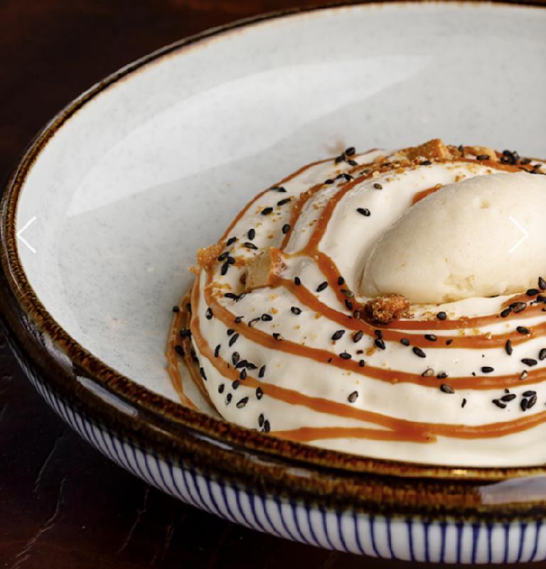 Miso Caramel Vanilla Mousse