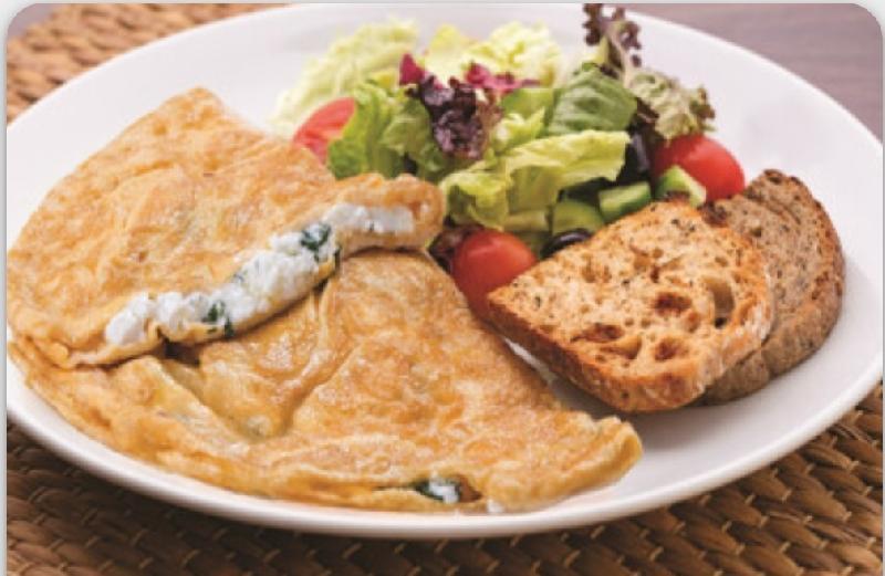 Ağ Pendirli Omlet
