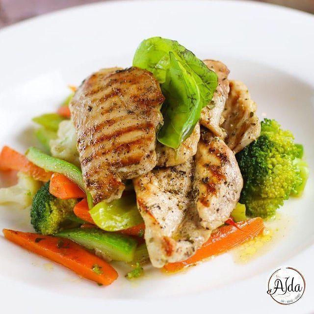 İzqara tavuk salata