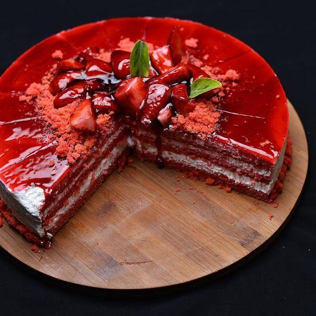 Çilekli çheesecake