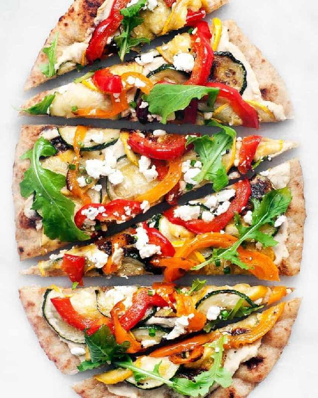 Flatbread With Roast Vegetables 