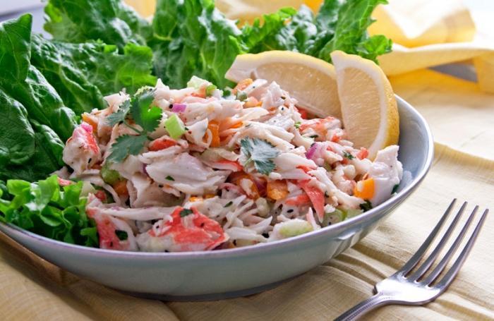 Crab salat