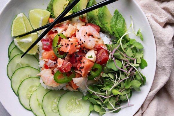 Seafood poke