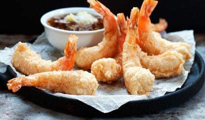 Tempura krevetlər