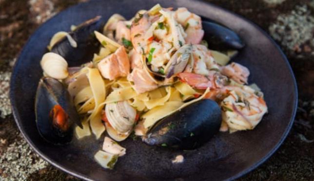 Tagliatelle seafood