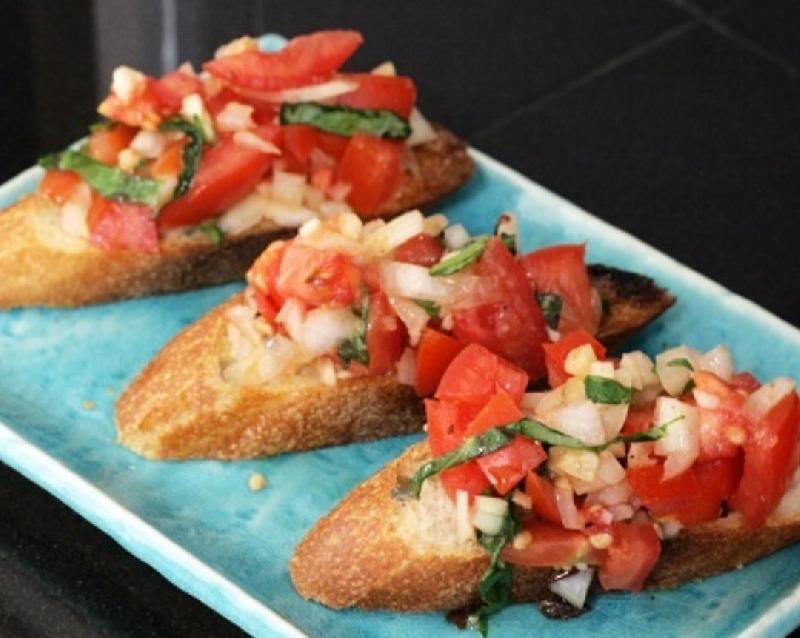 Qızıl balıq burschetta